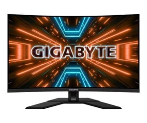 Skjerm - 31.5" GIGABYTE M32QC - 2560x1440 (QHD) | 165Hz | VA | 18W USB-C HUB | Curved - M32QC