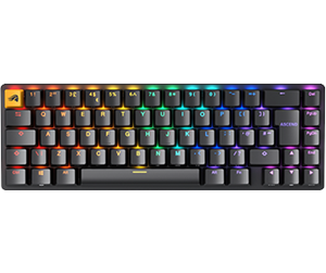 Tastatur - Glorious GMMK 2 Compact 65% - Nordisk - Black - Gamingtastatur - Nordisk - Svart - GLO-GMMK2-65-FOX-ISO-B-NORDIC