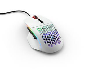 Mus - Glorious Model I - White - Gaming mus - Optisk - 9 - Hvit med RGB lys - GLO-MS-I-MW