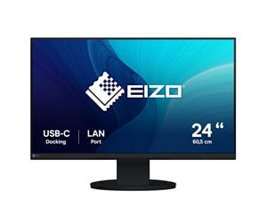 Skjerm - 24" EIZO FlexScan EV2490-BK - 1920x1080 (FullHD) - IPS - 70W USB-C - EV2490-BK