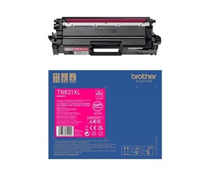 Printertilbehør blekk/toner - Brother TN - Magenta Toner - Laser toner Rød - TN821XLM