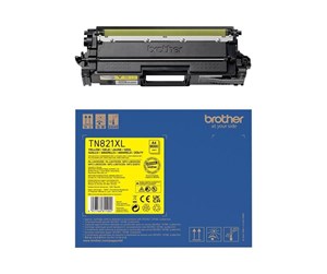 Printertilbehør blekk/toner - Brother TN - Yellow Toner - Laser toner Yellow - TN821XLY