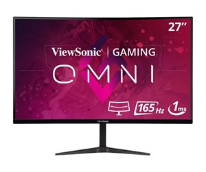 Skjerm - 27" ViewSonic VX2718-PC-MHD - Gaming - LED monitor - curved - Full HD (1080p) - 27" - VX2718-P-MHD