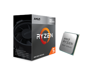 Prosessor/CPU - AMD Ryzen 5 4600G Wraith Stealth Prosessor/CPU - 6 kjerner - 3.7 GHz - AMD AM4 - AMD Boks (med kjøler) - 100-100000147BOX