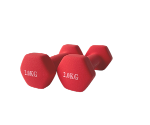 Sport & Fitness - ASG NEOPRENE DUMBBELL SET 2KG - ASG4004IONE SIZE