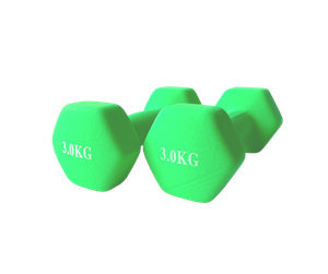 Sport & Fitness - ASG NEOPRENE DUMBBELL SET 3KG - ASG4005IONE SIZE