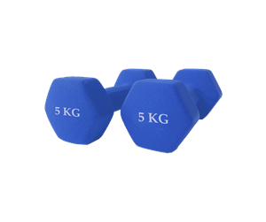 Sport & Fitness - ASG NEOPRENE DUMBBELL SET 5KG - ASG4007IONE SIZE