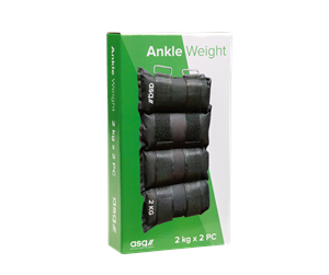 Sport & Fitness - ASG Ankle Weight Set 2x2kg - ASG4143IONE SIZE