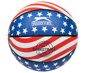 Fotball & Ballspill - Slazenger USA Rubber Basketball - SL307413IONE SIZE