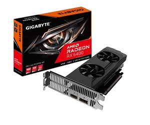 Grafikkort - GIGABYTE Radeon RX 6400 Low Profile - 4GB GDDR6 RAM - Grafikkort - GV-R64D6-4GL