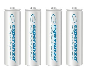 Batteri - Esperanza Rechargeable AA-Batteries Ni-MH 2000 mAh 4 pcs. - EZA104W