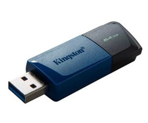 Minnepenn - Kingston DataTraveler Exodia M - Blå - 64GB - Minnepenn - DTXM/64GB