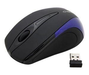 Mus - Esperanza EM101B - mouse - 2.4 GHz - blue - Mus - Optisk - 3 knapper - Blå - EM101B