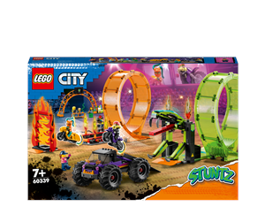 LEGO® - LEGO City 60339 Stuntarena med to looper - 60339