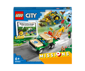 LEGO® - LEGO City 60353 Redning av ville dyr i naturen - 60353