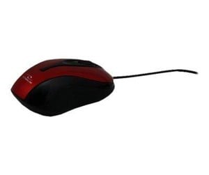 Mus - Esperanza Titanum Wired Mouse - Mus - Optisk - 3 knapper - Rød - TM103R