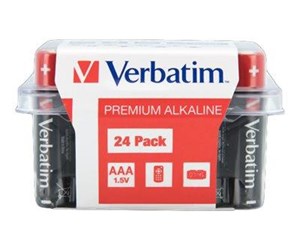 Batteri - Verbatim battery - 24 x AAA / LR03 - Alkaline - 49504