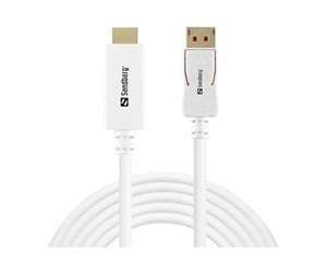 Skjermkabel - Sandberg DisplayPort 1.4 to HDMI - 2m - 509-16