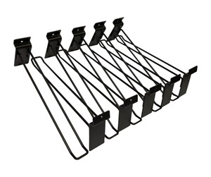 Veggmontering, AV-braketter & AV-møbler - Sandberg Hooks for Alu Slatwall 10-Pack - 999-55