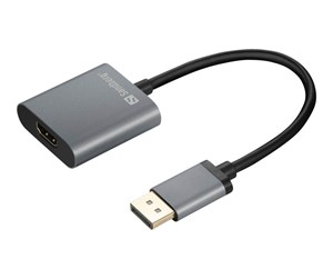 Skjermkabel - Sandberg DisplayPort 1.4 to HDMI 2.0 Adapter - 509-19