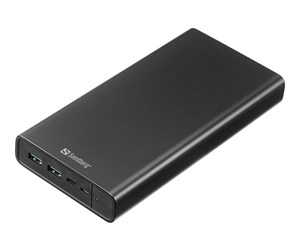 Nødlader - Sandberg Powerbank USB-C PD 100W 38400 Nødlader - Svart - 38400 mAh - 420-63