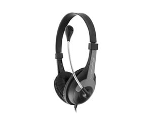 Hodetelefoner - Esperanza Stereo Headphones With Microphone Rooster Grey - EH158K