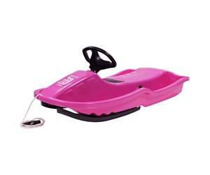 Sport & Fitness - Stiga Snowpower Steering Sledge (Pink/Black) - 74-7122-07