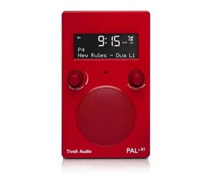 DAB, nettverks- og klokkeradio - Tivoli Audio CLASSIC PAL+BT - DAB/DAB+/FM - Rød - PPBTRED