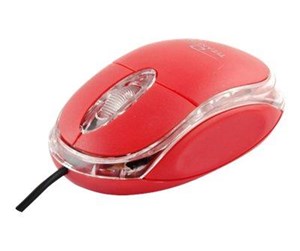 Mus - Esperanza Titanum RAPTOR 3D Wired Mouse USB Red - Mus - Optisk - 3 knapper - Rød - TM102R