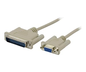 Diverse kabel - Deltaco Modem Cable DB9 female-DB25 male 3m - DEL-34