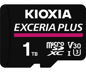 Minnekort - Kioxia EXCERIA PLUS MicroSD/SD - 100MB/s - 1TB - LMPL1M001TG2