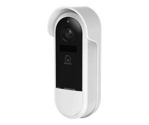 Smarthus - Deltaco SMART HOME WiFi dørklokke med kamera, IP65 værbestandig, hvit/sort - SH-DB02