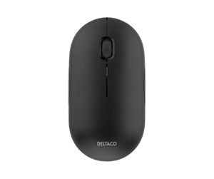 Mus - Deltaco Wireless Flat Silent Mouse - Mus - Optisk - 4 - Grå - MS-803