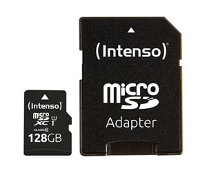 Minnekort - Intenso - flash memory card - 128 GB - microSDXC UHS-I - 3423491