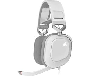 Hodetelefoner - Corsair HS80 RGB USB Premium Gaming Headset - White - CA-9011238-EU