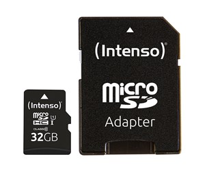 Minnekort - Intenso - flash memory card - 32 GB - microSDHC UHS-I - 3424480