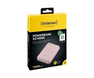 Nødlader - Intenso XS10000 Nødlader - Rosa - 10000 mAh - 7313533