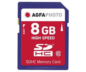 Minnekort - Agfa Photo - flash memory card - 8 GB - SDHC - 10425