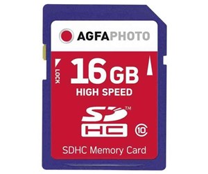 Minnekort - Agfa Photo - flash memory card - 16 GB - SDHC - 10426