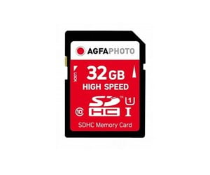 Minnekort - Agfa Photo - flash memory card - 32 GB - SDHC - 10427