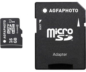 Minnekort - Agfa Photo - flash memory card - 16 GB - microSDHC UHS-I - 10580