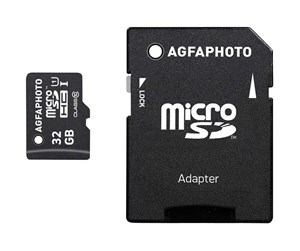 Minnekort - Agfa Photo - flash memory card - 32 GB - microSDHC UHS-I - 10581