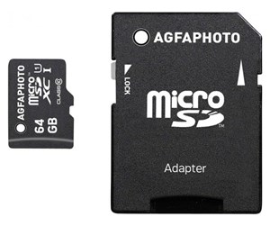 Minnekort - Agfa Photo - flash memory card - 64 GB - microSDXC UHS-I - 10582