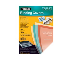 Printertilbehør blekk/toner - Fellowes - 100 pcs. - 240 g/m² - PVC binding cover - PVC binding cover - 53762