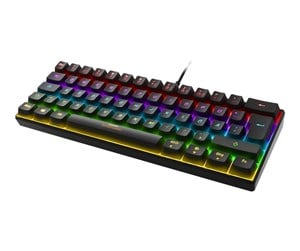 Tastatur - Deltaco GAMING mini mechanical keyboard (DE) - Gamingtastatur - Tysk - Svart - GAM-075-DE