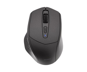 Mus - Deltaco MS-901 Wireless Silent Mouse - Mus - Optisk - 4 - Grå - MS-901