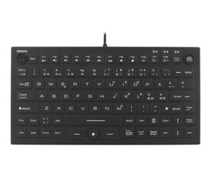 Tastatur - Deltaco Mini Silicone Keyboard Black (Nordic) - Tastatur - Nordisk - Svart - TB-509