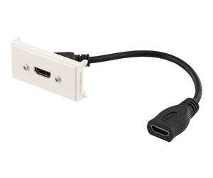 Tilbehør - Deltaco Connector panel 1xHDMI 19-pin female - FA-1056-9P-HDMI