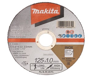 Verktøy - Makita CUTTING WHEEL 125 x 1.0 mm - RST - E-03040