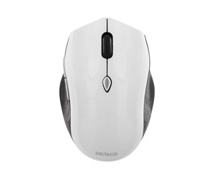 Mus - Deltaco Wireless Optical Mouse black/white - Mus - Optisk - 5 - Svart - MS-769